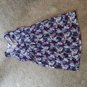 Floral Ann Taylor Loft Petite XS knit dress